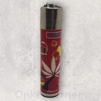 Red Leaves Clipper Feuerzeug 